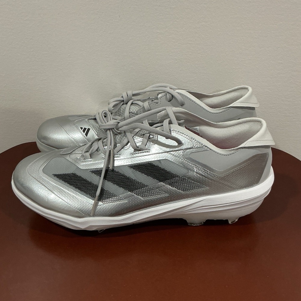 adidas Adizero Impact TPU Baseball Cleats Silver JS3049 Men's Size 15 NEW‎
